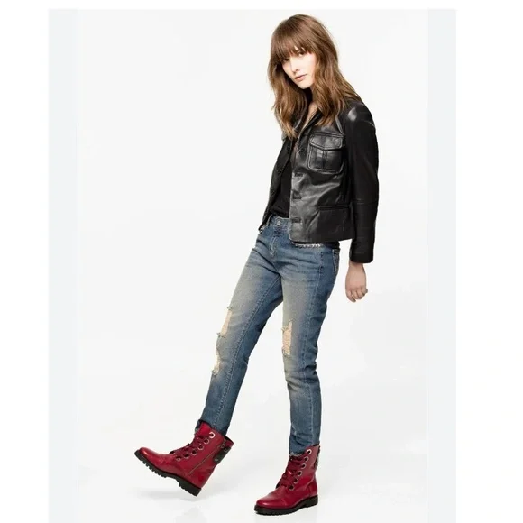 Zadig & Voltaire Eva Use Bleu Jeans.